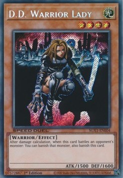 D.D. Warrior Lady (V.2 - Secret Rare) - Speed Duel GX: Duel Academy Box (Secret Rare) [SGX1-E04] Hauptbild