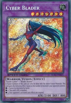 Cyber Blader (V.2 - Secret Rare) - Speed Duel GX: Duel Academy Box (Secret Rare) [SGX1-E21] Hauptbild