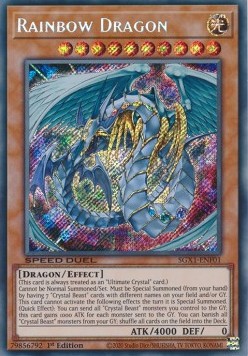 Rainbow Dragon (V.2 - Secret Rare) - Speed Duel GX: Duel Academy Box (Secret Rare) [SGX1-F01] Hover Image