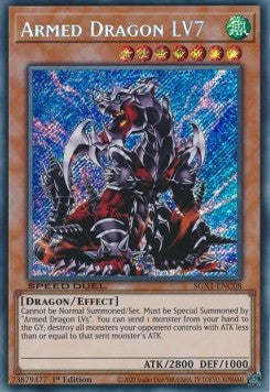 Armed Dragon LV7 (V.2 - Secret Rare) - Speed Duel GX: Duel Academy Box (Secret Rare) [SGX1-C08] Hoofdafbeelding