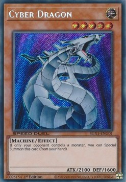 Cyber Dragon (V.2 - Secret Rare) - Speed Duel GX: Duel Academy Box (Secret Rare) [SGX1-G01] Hauptbild