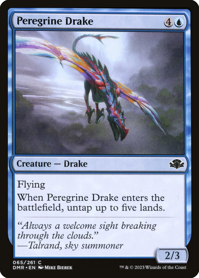 Peregrine Drake - Dominaria Remastered (Common) [DMR-65]