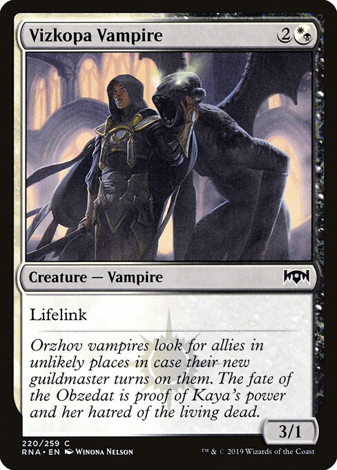 Vizkopa Vampire – Ravnica Allegiance (RNA-220) Magic: The Gathering card | LC-REM-20260804-15150895726924-61245466-694f-4a80-b556-4e7f876aedca