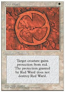 Red Ward - Fourth Edition (Uncommon) Immagine principale del prodotto