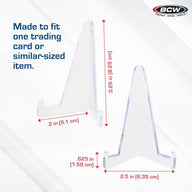 Trading card in BCW Small Card Stand