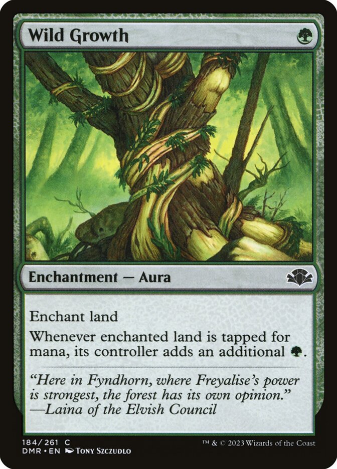 Wild Growth - Dominaria Remastered (Common) [DMR-184]
