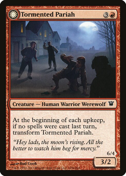 Tormented Pariah // Rampaging Werewolf – Innistrad (ISD-165) Magic: The Gathering card | LC-REM-20260804-15151508586828-6151cae7-92a4-4891-a952-21def412d3e4