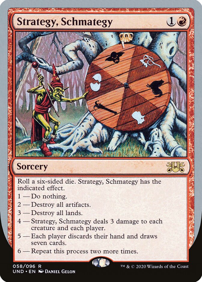 Magic-kaart Strategy, Schmategy UND-58 uit Unsanctioned (Rare)