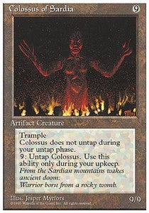 Colossus of Sardia - Fourth Edition (Rare)