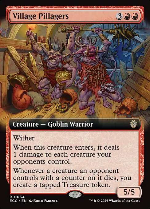 Village Pillagers – Lorwyn Eclipsed Commander (ECC-34) Magic: The Gathering card | LC-REM-20260804-15544032264524-616b606a-e7c2-461c-989c-b5e74b424849 Imagen principal del producto