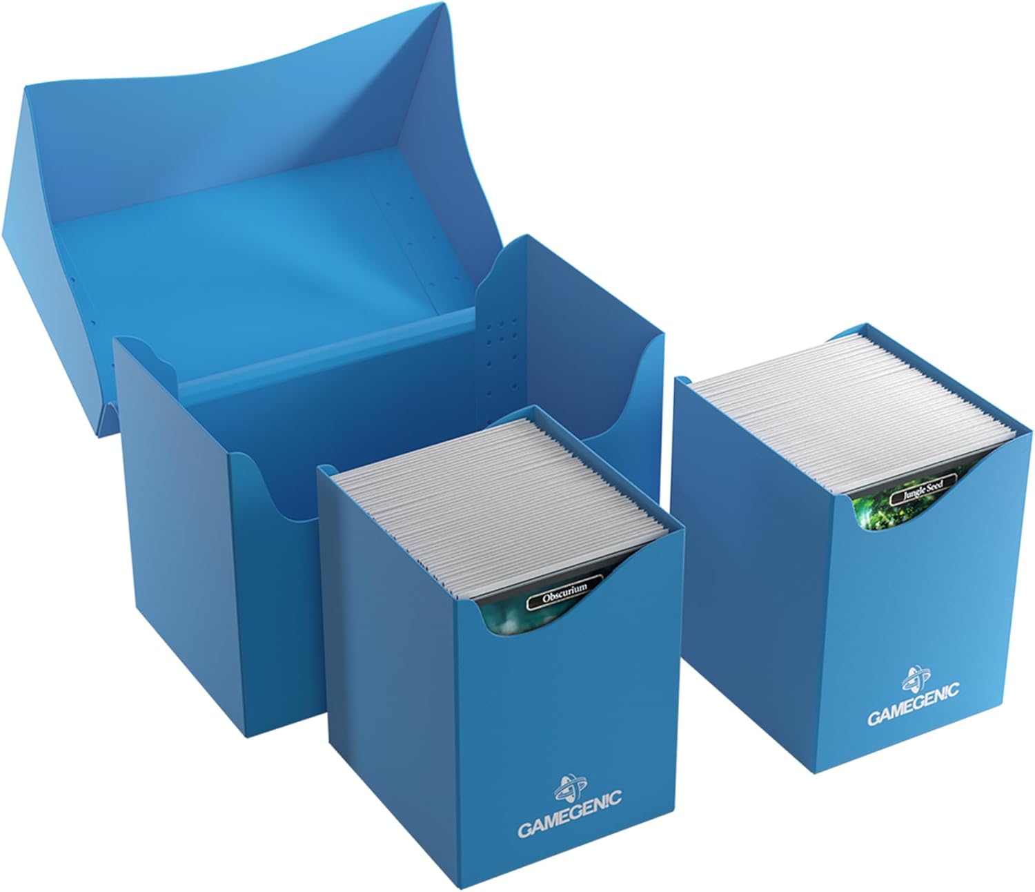 Gamegenic Double Deck Holder 200+ XL Deck Box (Blue)