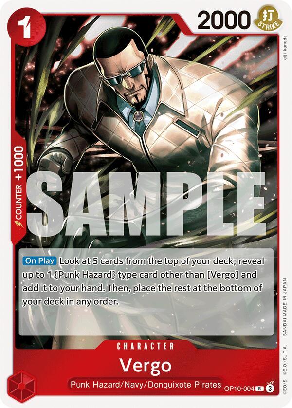 Vergo (OP10-004) - Royal Blood (Rare) [OP10-004] — one-piece card