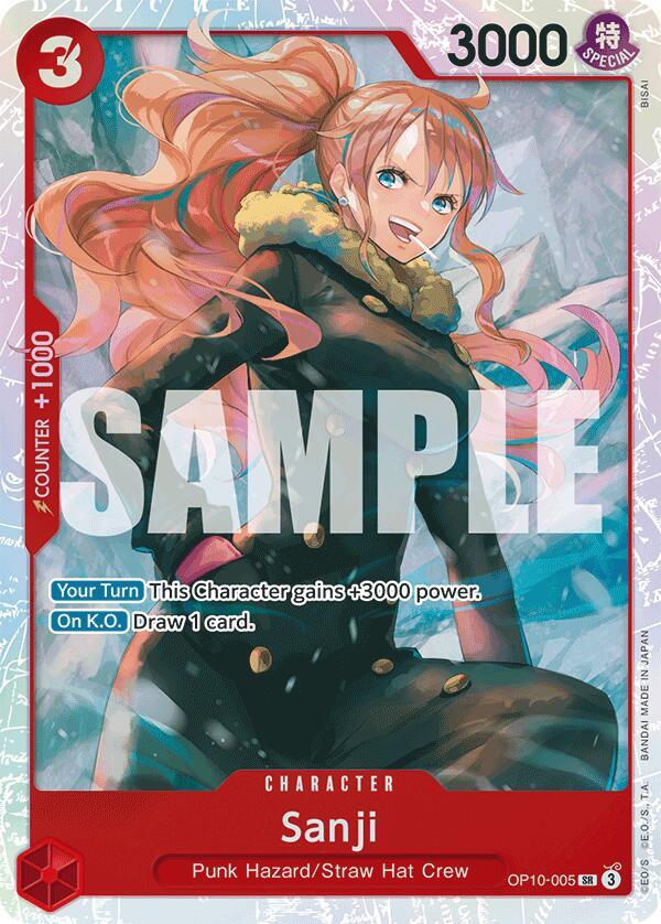 Sanji (OP10-005) (V.1) - Royal Blood (Super Rare) [OP10-005] — one-piece card Image principale du produit