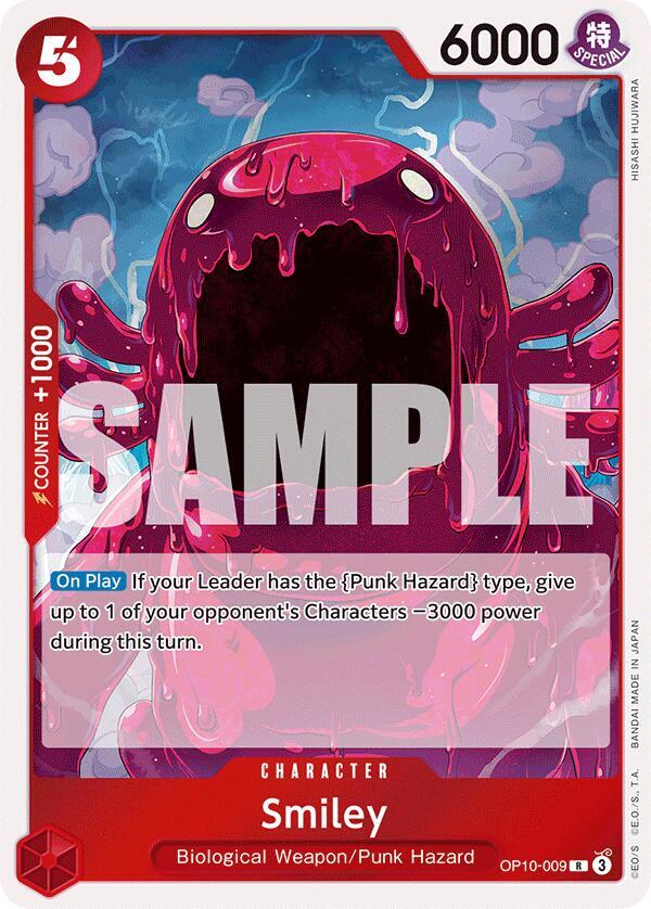 Smiley (OP10-009) - Royal Blood (Rare) [OP10-009] — one-piece card Imagen principal del producto