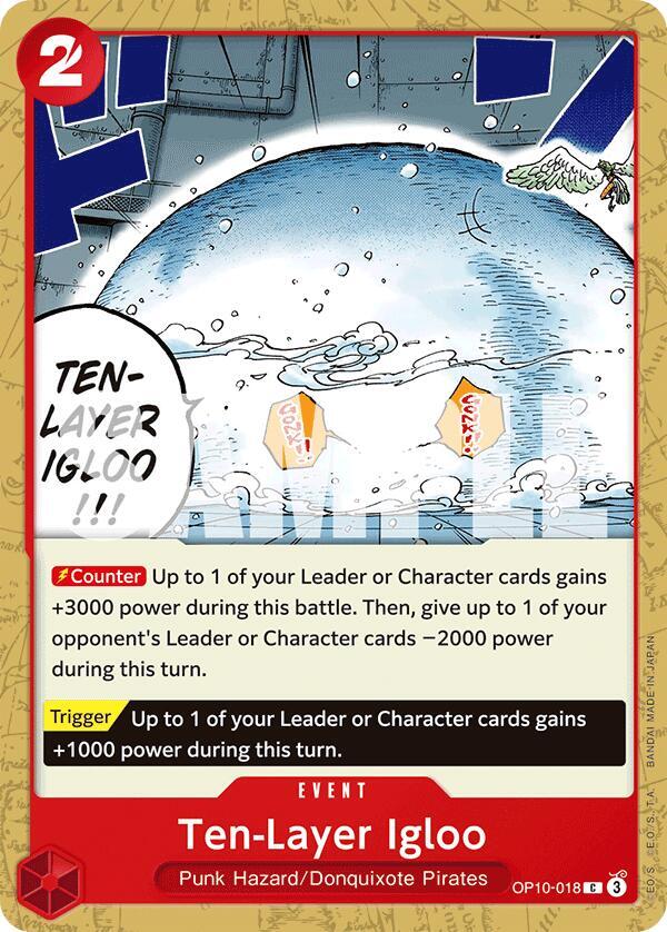 Ten-Layer Igloo (OP10-018) - Royal Blood (Common) [OP10-018] — one-piece card