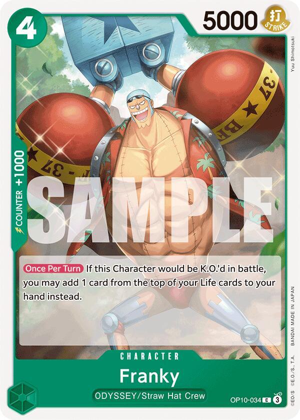 Franky (OP10-034) - Royal Blood (Common) [OP10-034] — one-piece card