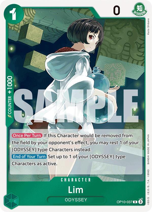 Lim (OP10-037) (V.1) - Royal Blood (Rare) [OP10-037] — one-piece card
