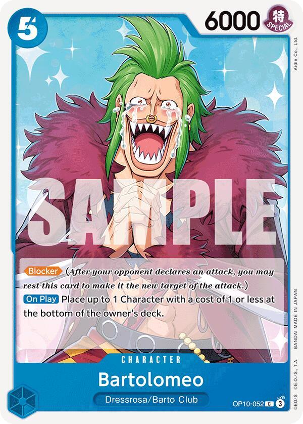 Bartolomeo (OP10-052) - Royal Blood (Common) [OP10-052] — one-piece card Image principale du produit