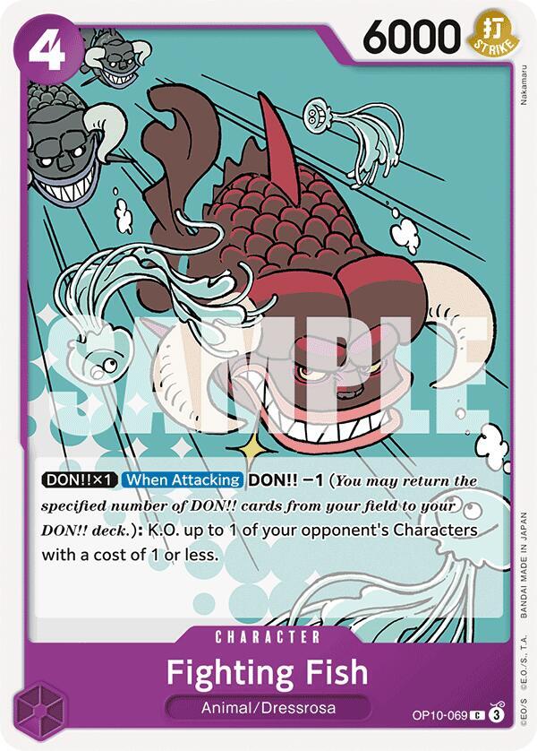 Fighting Fish (OP10-069) - Royal Blood (Common) [OP10-069] — one-piece card