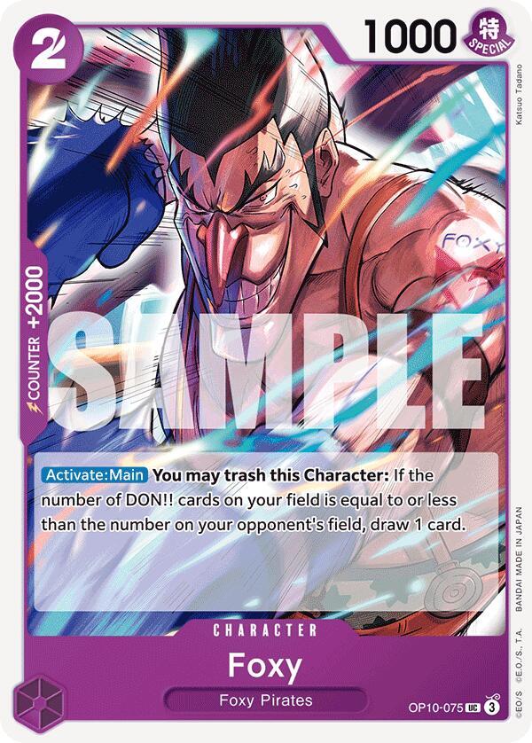 Foxy (OP10-075) - Royal Blood (Uncommon) [OP10-075] — one-piece card