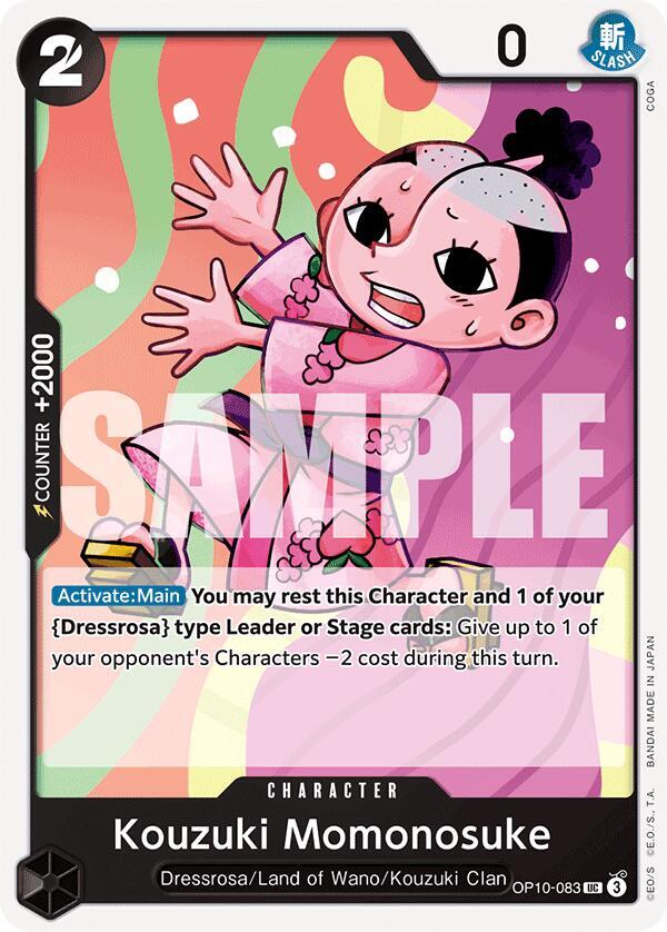 Kouzuki Momonosuke (OP10-083) - Royal Blood (Uncommon) [OP10-083] — one-piece card Image principale du produit