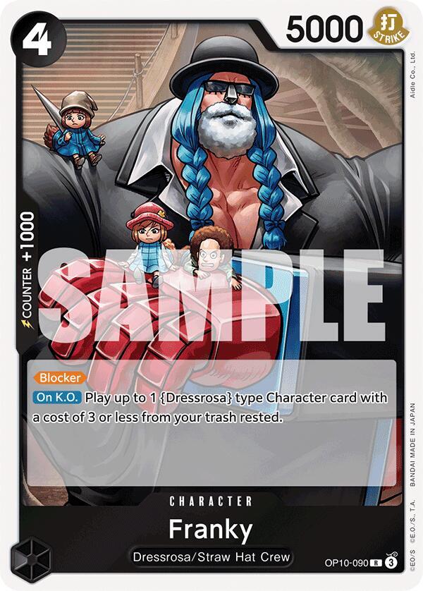 Franky (OP10-090) (V.1) - Royal Blood (Rare) [OP10-090] — one-piece card