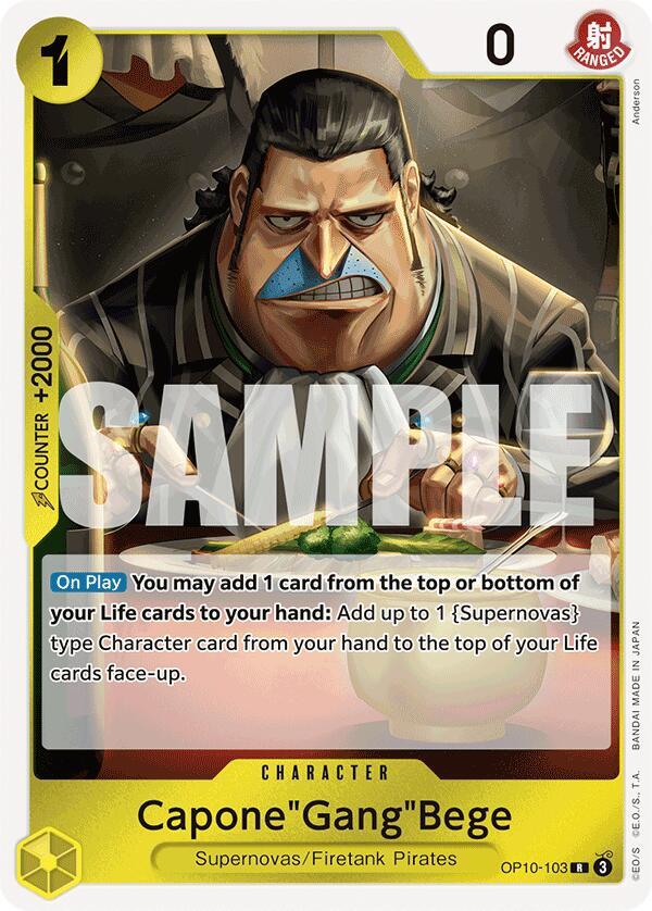 Capone"Gang"Bege (OP10-103) - Royal Blood (Rare) [OP10-103] — one-piece card
