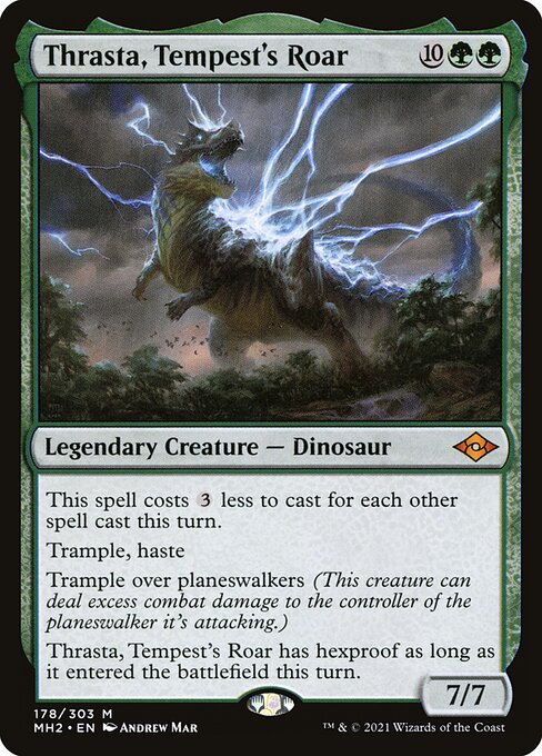 Thrasta, Tempest's Roar – Modern Horizons 2 (MH2-178) Magic: The Gathering card | LC-REM-20260804-15150819017036-6172da14-9a87-4cf9-aff5-aca3470a67ef