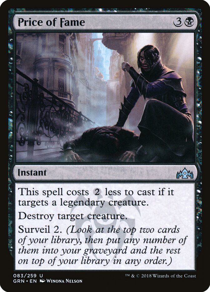 Price of Fame - Guilds of Ravnica (Uncommon) [GRN-83]