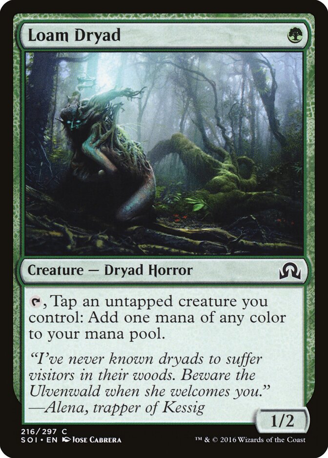 Loam Dryad - Shadows over Innistrad (Common) [SOI-216]