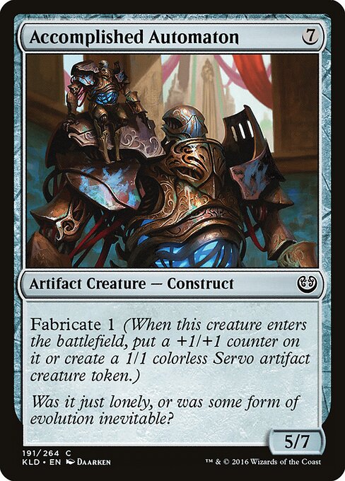 Accomplished Automaton – Kaladesh (KLD-191) Magic: The Gathering card | LC-REM-20260804-15150792016204-61dc2362-f901-4ec6-9bc4-1988f30380fd