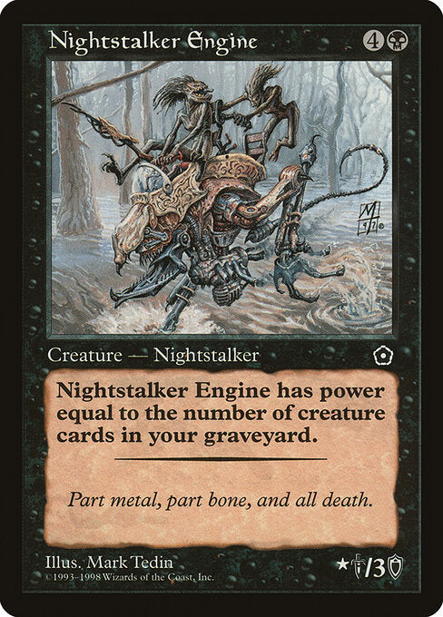 Nightstalker Engine – Portal Second Age (P02-81) Magic: The Gathering card | LC-REM-20260804-15339626299724-61e440ad-462f-4c7e-a646-8c5123a9f6b2