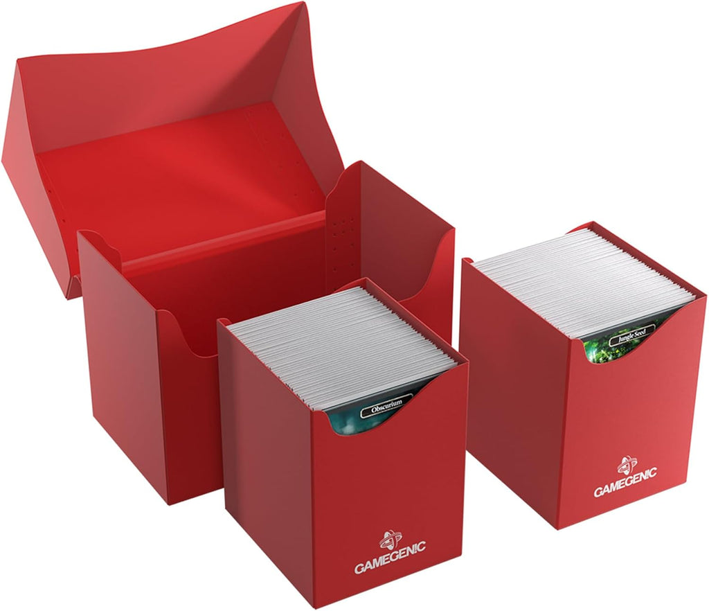 Gamegenic Double Deck Holder 200+ XL Deck Box (Red)