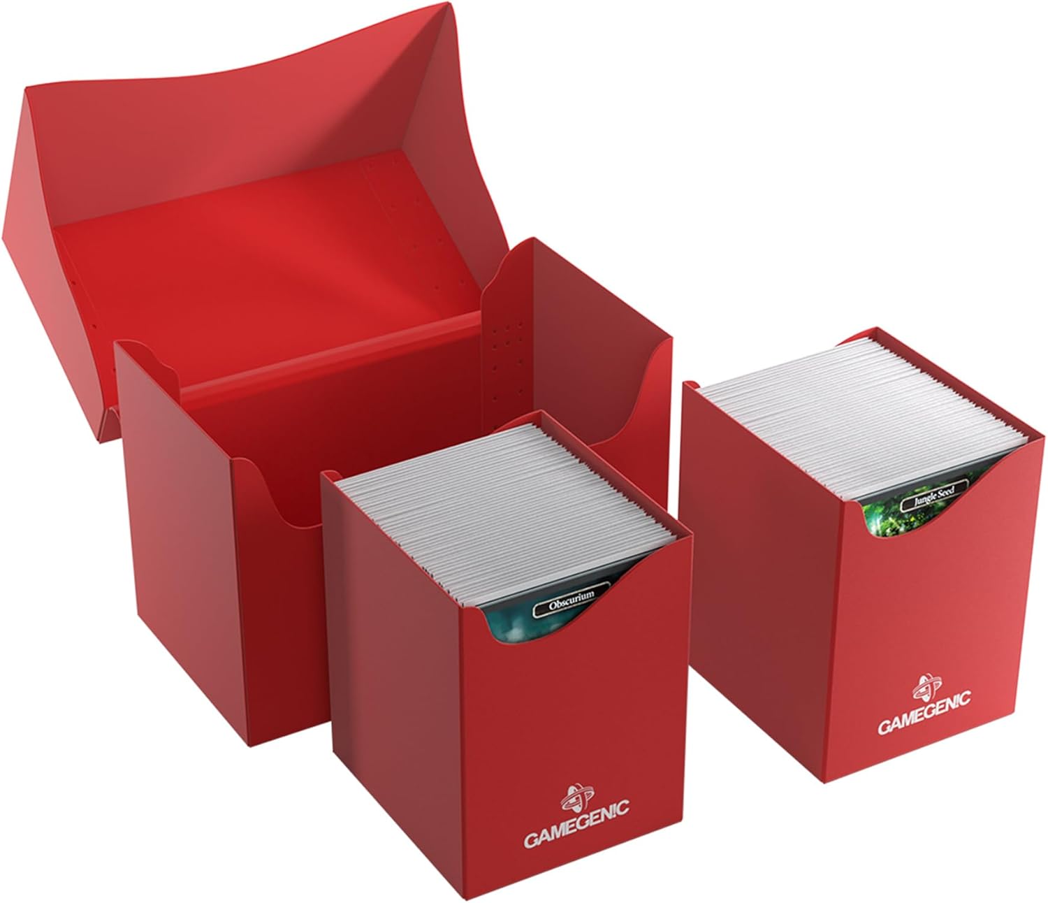 Gamegenic Double Deck Holder 200+ XL Deck Box (Red)