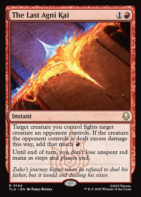 The Last Agni Kai – Avatar: The Last Airbender (TLA-144) Magic: The Gathering card | LC-REM-20260804-15562142875980-61eaebc6-7575-48ed-b212-ff8b0c7ae694