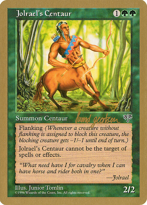 Magic-kaart Jolrael's Centaur WC97-sg222 uit WCD 1997: Svend Geertsen (Special)