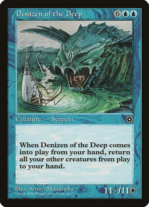 Denizen of the Deep – Portal Second Age (P02-35) Magic: The Gathering card | LC-REM-20260804-15339548475724-620478b8-47b7-48c5-ac22-1ba4d234c794