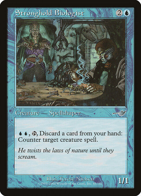 Stronghold Biologist – Nemesis (NEM-45) Magic: The Gathering card | LC-REM-20260804-15935506252108-6215a5d9-d6d2-4f9f-8a0c-a65d1afd956a Main image