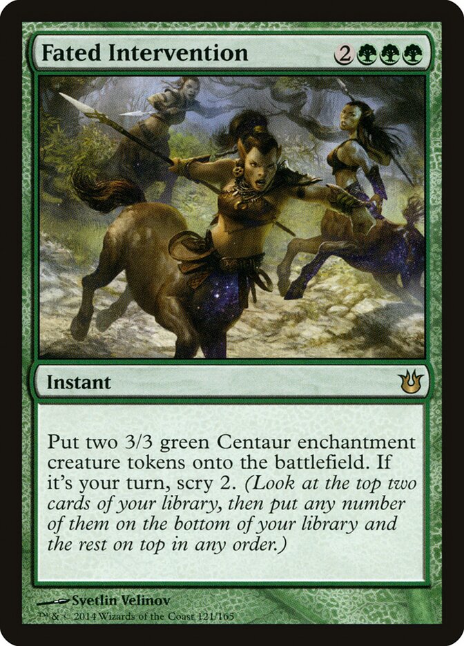 Fated Intervention - Born of the Gods (Rare) [BNG-121]