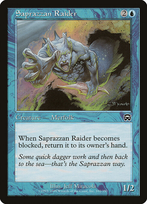 Saprazzan Raider – Mercadian Masques (MMQ-102) Magic: The Gathering card | LC-REM-20260804-15935505465676-62493f34-cea8-4d9f-8781-005947b69c9d