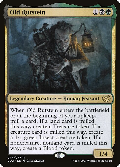 Old Rutstein – Innistrad: Crimson Vow (VOW-244) Magic: The Gathering card