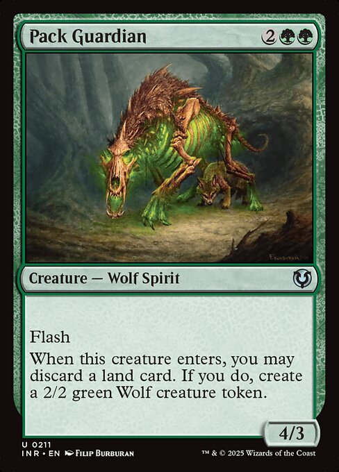 Pack Guardian – Innistrad Remastered (INR-211) Magic: The Gathering card