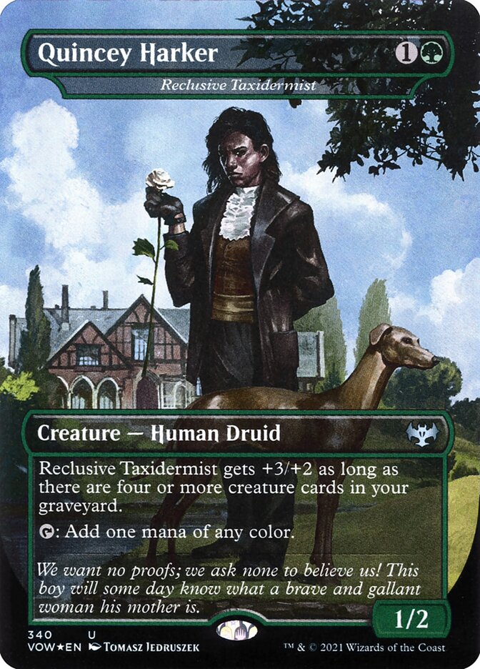 Magic-kaart Reclusive Taxidermist VOW-340 uit Innistrad: Crimson Vow (Uncommon)
