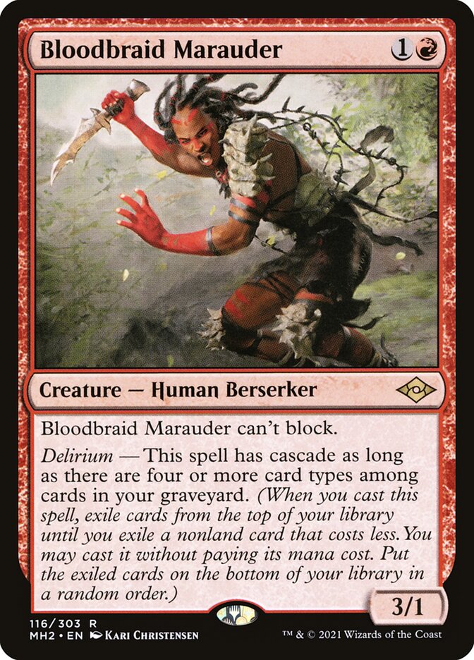 Bloodbraid Marauder - Modern Horizons 2 (Rare) [MH2-116] Imagen principal del producto
