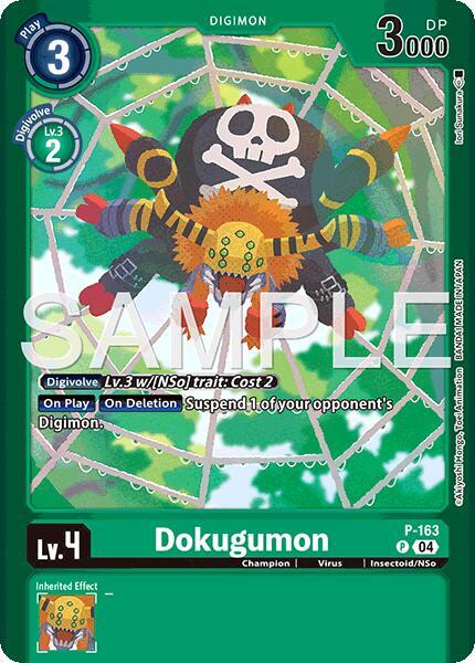 Dokugumon (P-163) - Premium Bandai Products (Alternative Art) [PB-XX-P-163] — digimon card