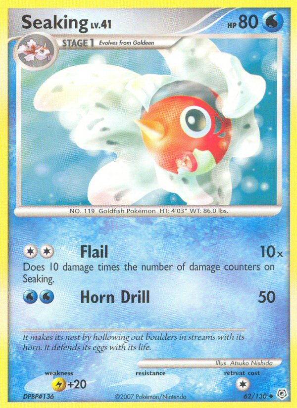 Seaking Lv.41 – Diamond & Pearl 62 – Pokémon TCG single card Hoofdafbeelding