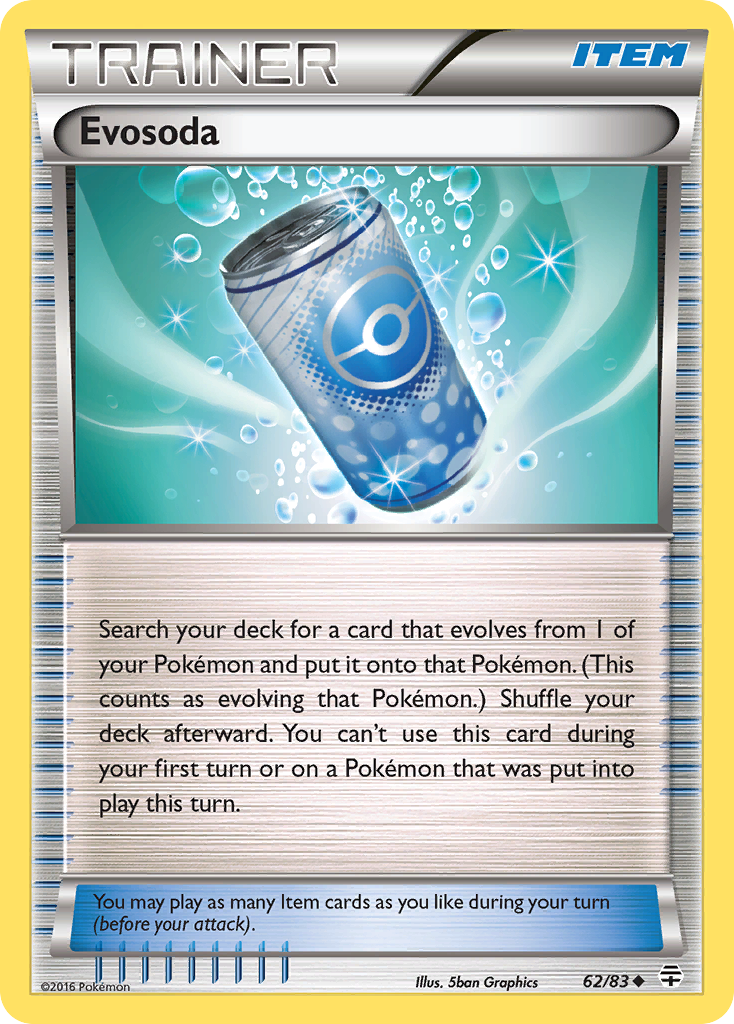 Evosoda – Generations 62 – Pokémon TCG single card Image principale du produit