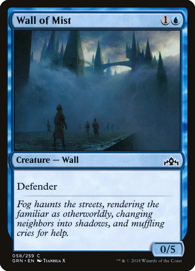 Wall of Mist - Guilds of Ravnica (Common) [GRN-58]