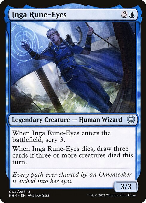 Inga Rune-Eyes – Kaldheim (KHM-64) Magic: The Gathering card Main image