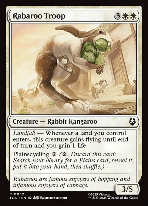 Rabaroo Troop – Magic: The Gathering | Avatar: The Last Airbender (TLA-32) Magic: The Gathering card